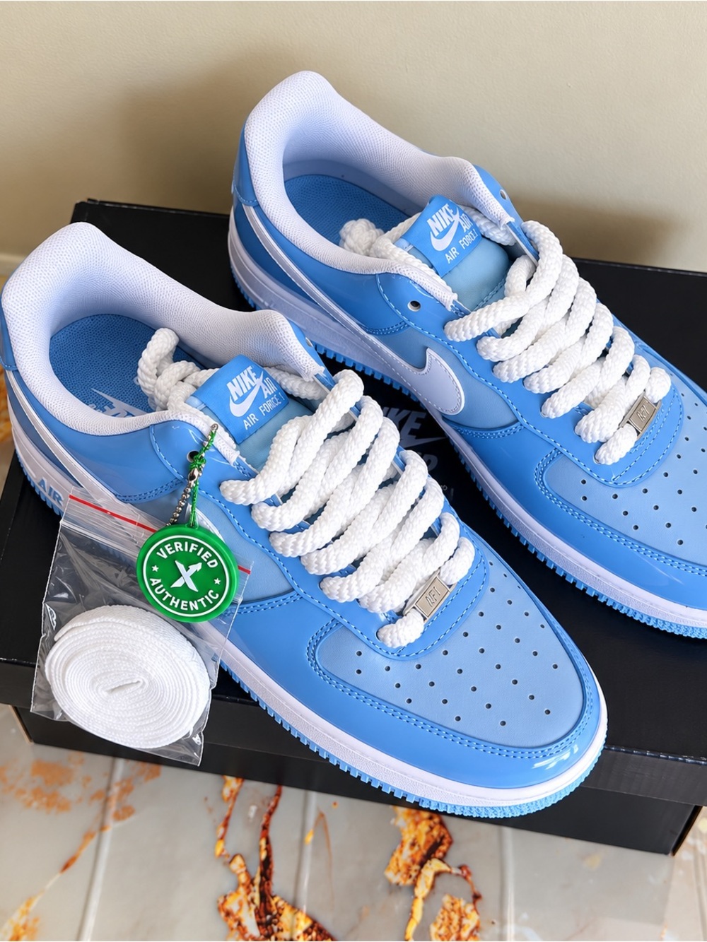 Nike Air Force 1 Low - Light Blue/White